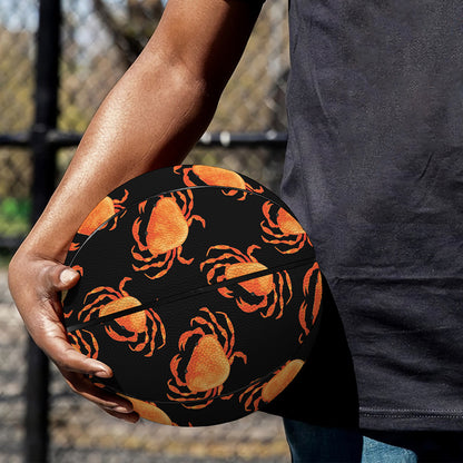 Watercolor Crab Pattern Print Basketball