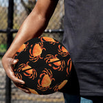 Watercolor Crab Pattern Print Basketball