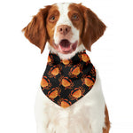 Watercolor Crab Pattern Print Dog Bandana