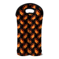 Watercolor Crab Pattern Print Double Neoprene Wine Tote