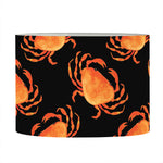 Watercolor Crab Pattern Print Drum Lamp Shade