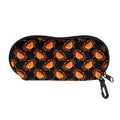Watercolor Crab Pattern Print Glasses Case