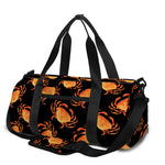 Watercolor Crab Pattern Print Gym Bag