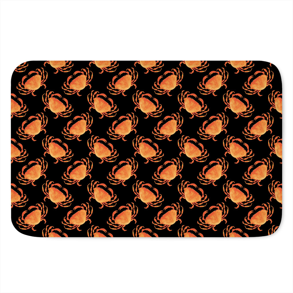 Watercolor Crab Pattern Print Indoor Door Mat