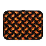 Watercolor Crab Pattern Print Laptop Sleeve
