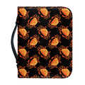 Watercolor Crab Pattern Print Leather Bible Cover