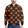 Watercolor Crab Pattern Print Men's Bomber Jacket