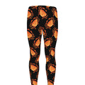 Watercolor Crab Pattern Print Men's Leggings
