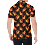 Watercolor Crab Pattern Print Men's Shirt