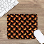 Watercolor Crab Pattern Print Mouse Pad