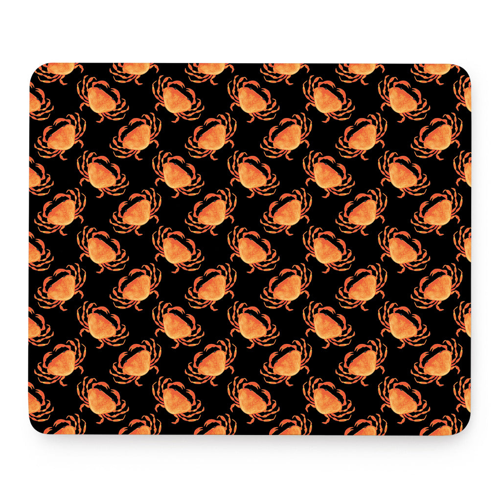 Watercolor Crab Pattern Print Mouse Pad