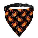 Watercolor Crab Pattern Print Over The Collar Dog Bandana