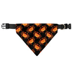 Watercolor Crab Pattern Print Over The Collar Dog Bandana