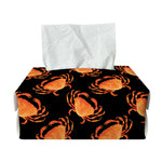 Watercolor Crab Pattern Print Rectangle Tissue Box Cover