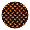 Watercolor Crab Pattern Print Round Floor Mat