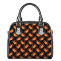 Watercolor Crab Pattern Print Shoulder Handbag