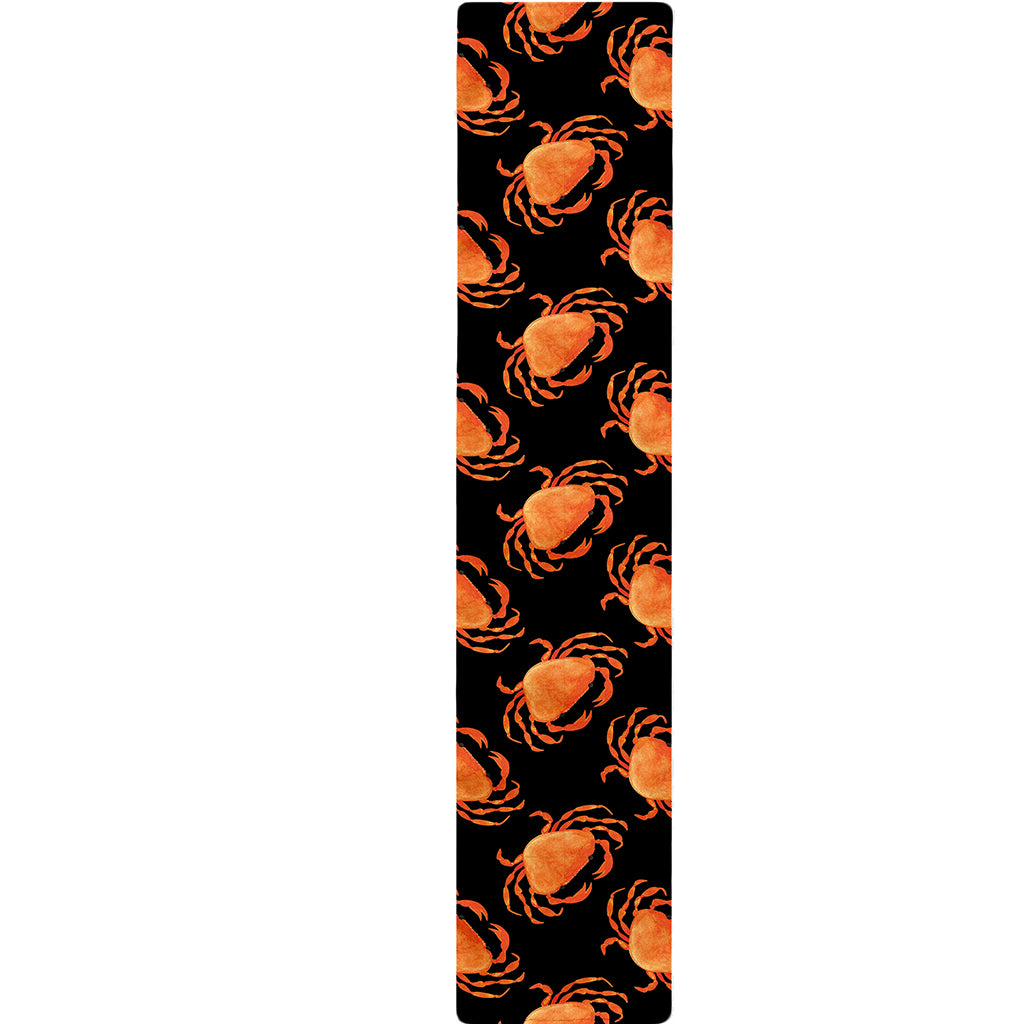 Watercolor Crab Pattern Print Table Runner