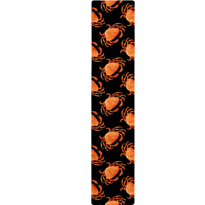 Watercolor Crab Pattern Print Table Runner