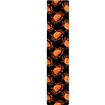 Watercolor Crab Pattern Print Table Runner