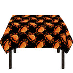 Watercolor Crab Pattern Print Tablecloth