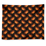 Watercolor Crab Pattern Print Tapestry