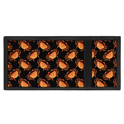 Watercolor Crab Pattern Print Trifold Wallet