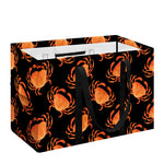 Watercolor Crab Pattern Print Utility Tote Bag