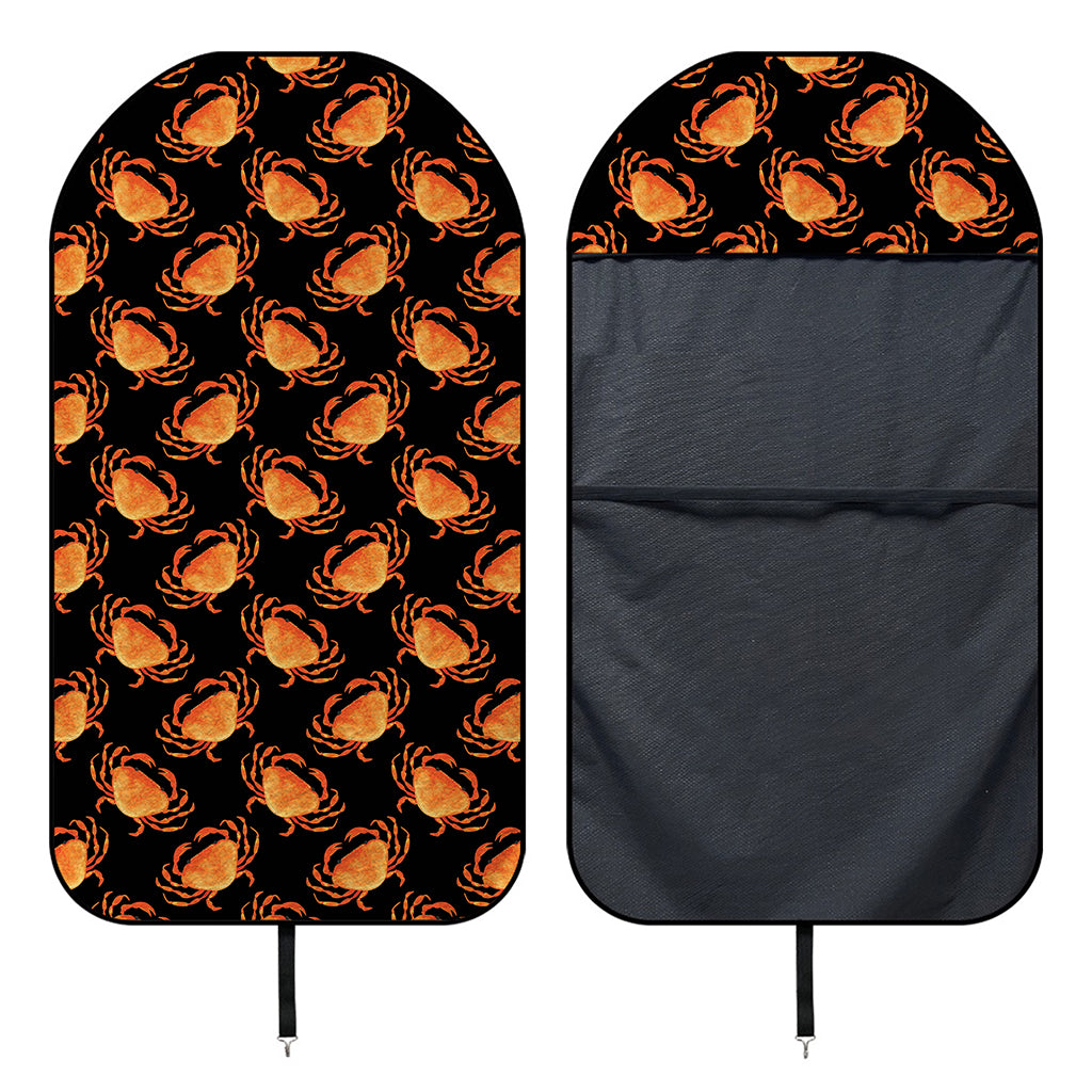 Watercolor Crab Pattern Print Waterproof Car Seat Cover