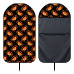 Watercolor Crab Pattern Print Waterproof Car Seat Cover