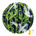 Watercolor Crane Bird Pattern Print Basketball