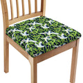 Watercolor Crane Bird Pattern Print Chair Cushion Cover