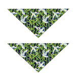 Watercolor Crane Bird Pattern Print Dog Bandana