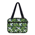 Watercolor Crane Bird Pattern Print Double Strap Bible Bag