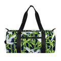 Watercolor Crane Bird Pattern Print Gym Bag