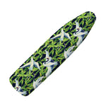 Watercolor Crane Bird Pattern Print Ironing Board Cover