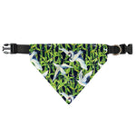 Watercolor Crane Bird Pattern Print Over The Collar Dog Bandana