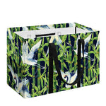 Watercolor Crane Bird Pattern Print Utility Tote Bag
