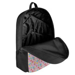 Watercolor Cupcake Pattern Print 17 Inch Backpack