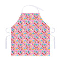 Watercolor Cupcake Pattern Print Adjustable Apron