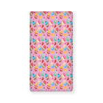 Watercolor Cupcake Pattern Print Baby Crib Sheet