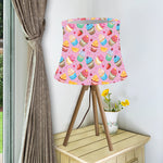 Watercolor Cupcake Pattern Print Bell Lamp Shade