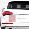 Watercolor Cupcake Pattern Print Car Sticker