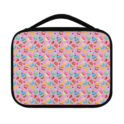 Watercolor Cupcake Pattern Print Classic Bible Case