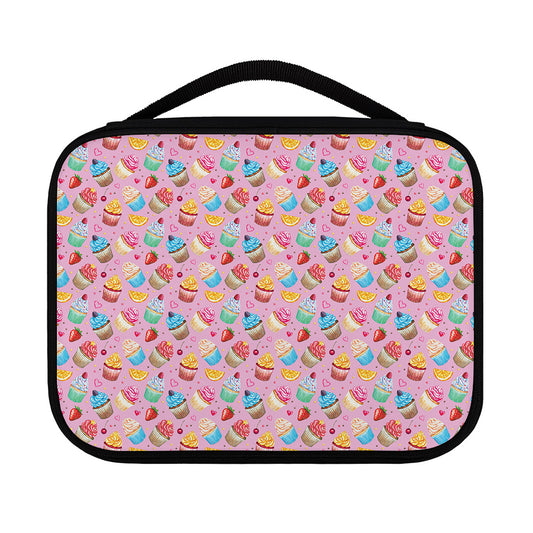 Watercolor Cupcake Pattern Print Classic Bible Case