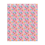 Watercolor Cupcake Pattern Print Curtain