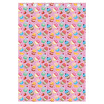 Watercolor Cupcake Pattern Print Curtain