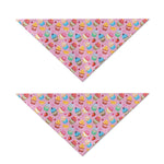 Watercolor Cupcake Pattern Print Dog Bandana