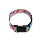 Watercolor Cupcake Pattern Print Dog Collar