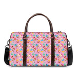 Watercolor Cupcake Pattern Print Duffle Bag