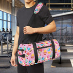 Watercolor Cupcake Pattern Print Gym Bag